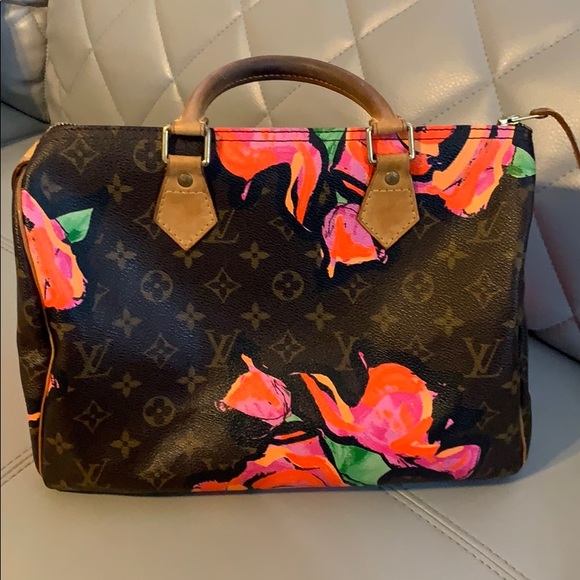 🌹Louis Vuitton 🌷Stephen Sprouse Roses Speedy30🌹 - Picture 16 of 16